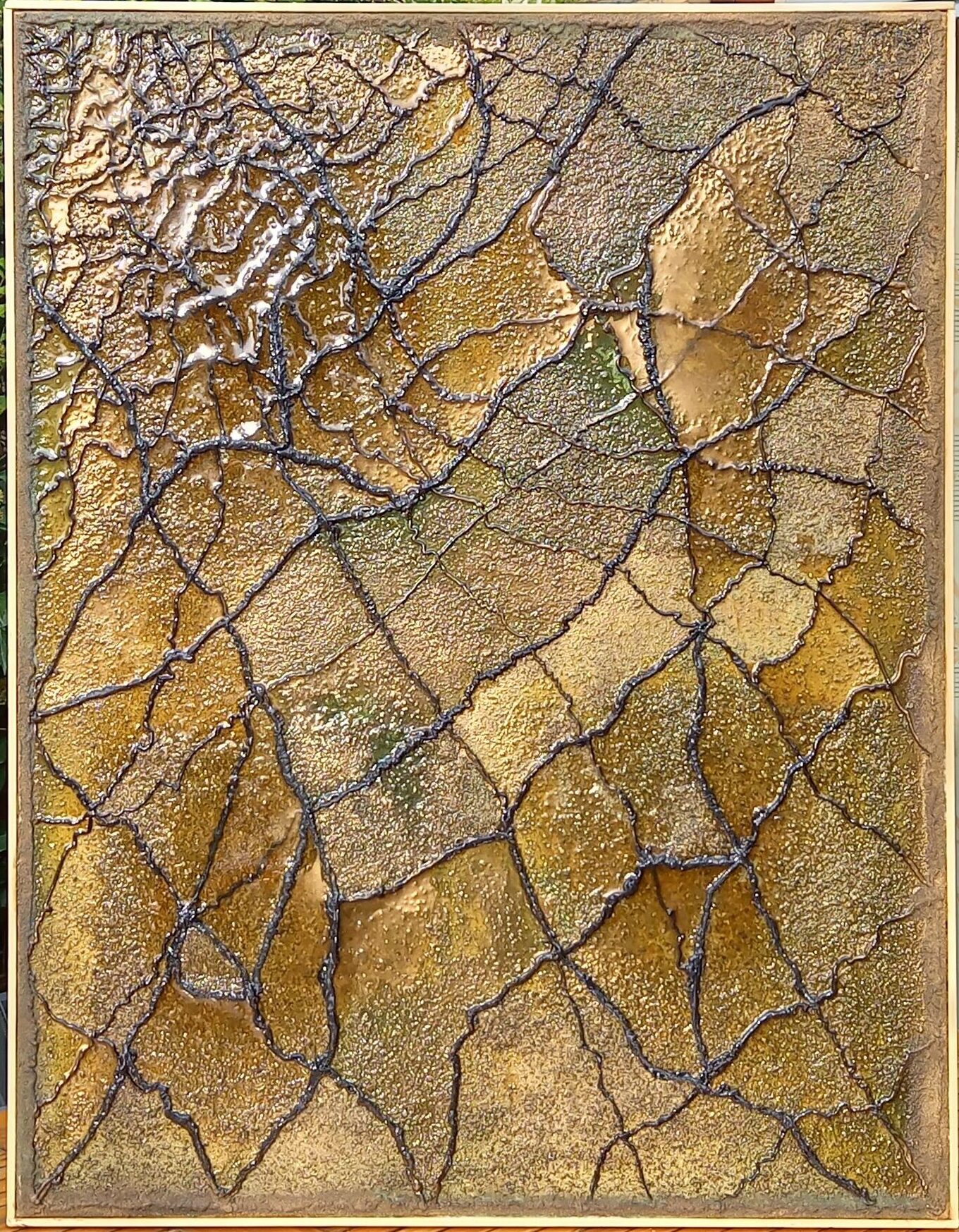 Zandmozaïek - uit de Abstract expressionisme collectie van i Art Bert